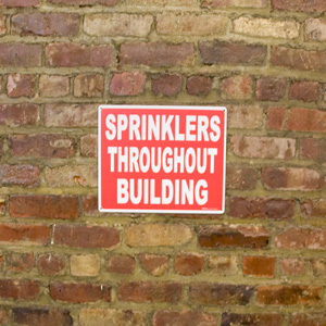 fully sprinklered building